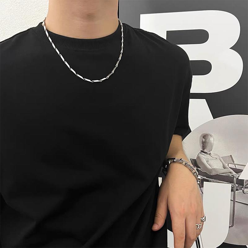 ネックレス メンズ 925シルバー ひし形 チェーン スタイリッシュ 鎖骨チェーン アズキチェーン シンプ..