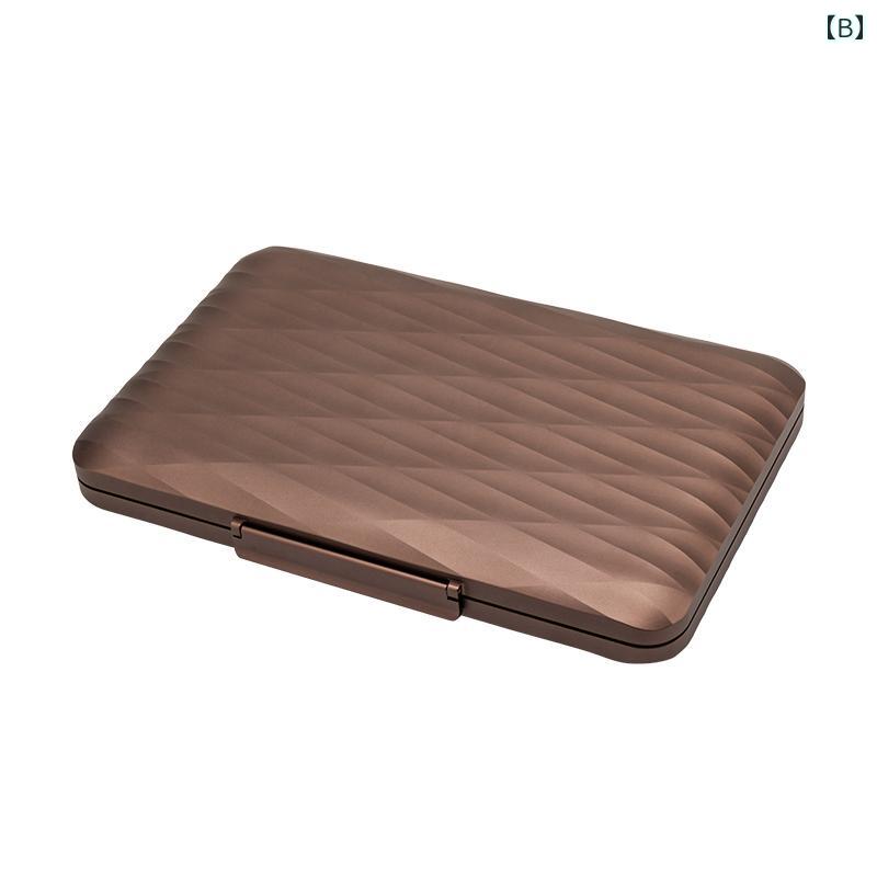 葉巻ケース メンズ 携帯用 10本収納 航空アルミニウム合金 保湿機能 軽量 耐衝撃 旅行 トラベル シルバー ゴールド ブルー