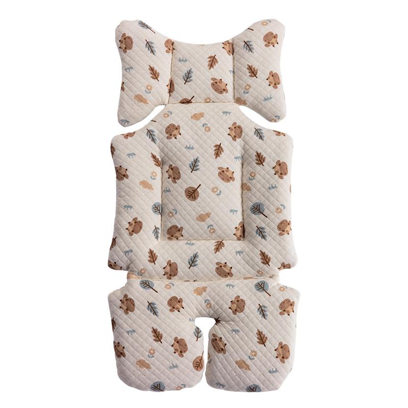 ベビーカー シートクッション ベビー 男の子 女の子 オールシーズン 厚手 リクライニング 姿勢サポート..