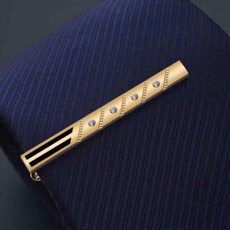 ネクタイピン メンズ 男性用 金 タイクリップ タイバー シンプル おしゃれ ビジネス フォーマル スーツ..