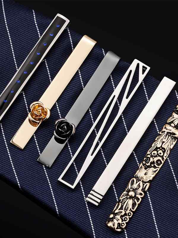 ネクタイピン メンズ ビジネス フォーマル スーツ 上品 おしゃれ 軽やか 洗練された 固定用 クリップ ..