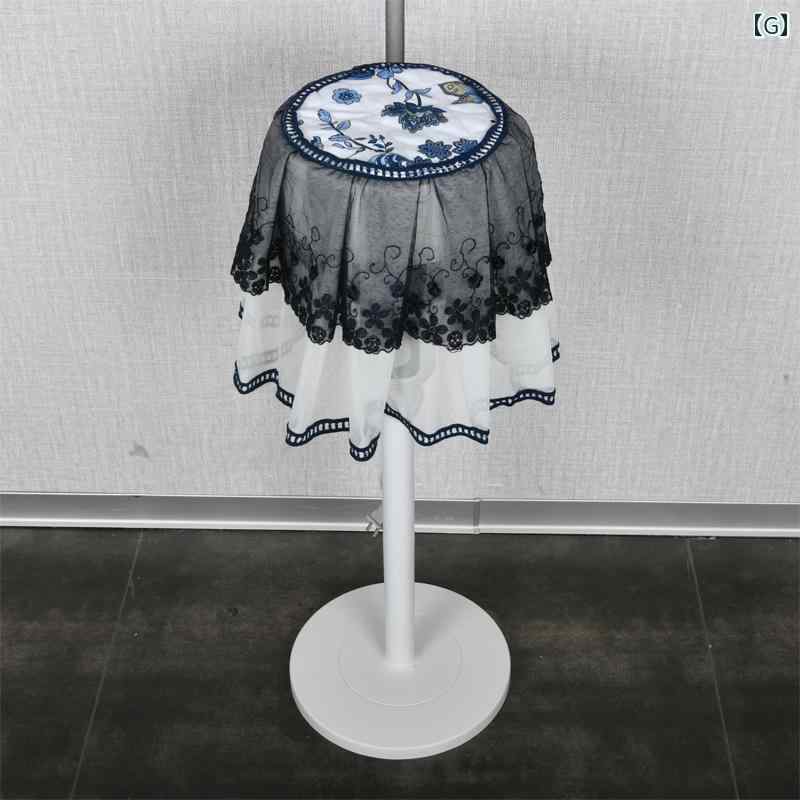 扇風機 収納 カバーかわいい サーキュレーター フロア 防塵 家庭用 自宅用 保護 ホコリ除け レース 花..