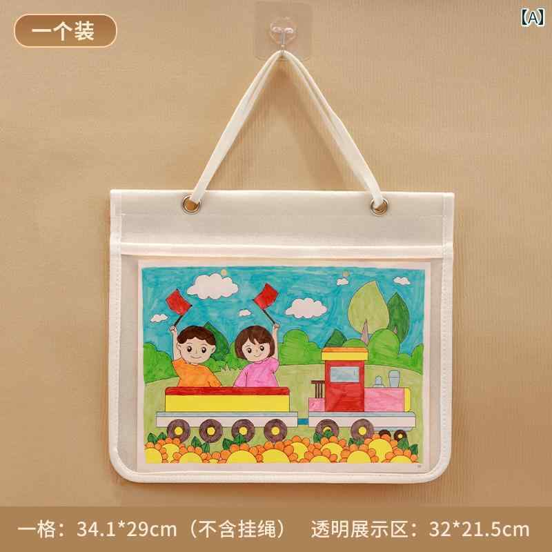 ウォールポケット 透明 キッズ 男の子 女の子 幼稚園 保育園 小学校 教室 子供部屋...