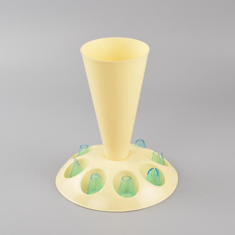 絞り口金 ポリカーボネート アクリル製 クッキー クリームデコレーション お菓子 製菓道具 丸型 ギザギ..