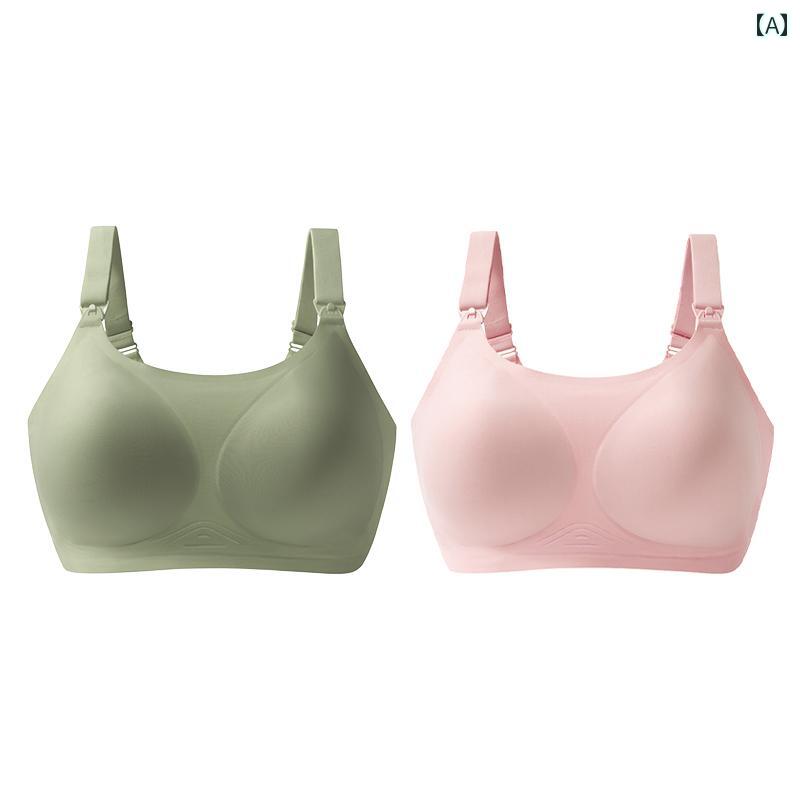 授乳ブラ レディース 妊婦 マタニティ 産前産後 ノンワイヤー 大きいサイズ プラスサイズ 寄せ上げ 垂..