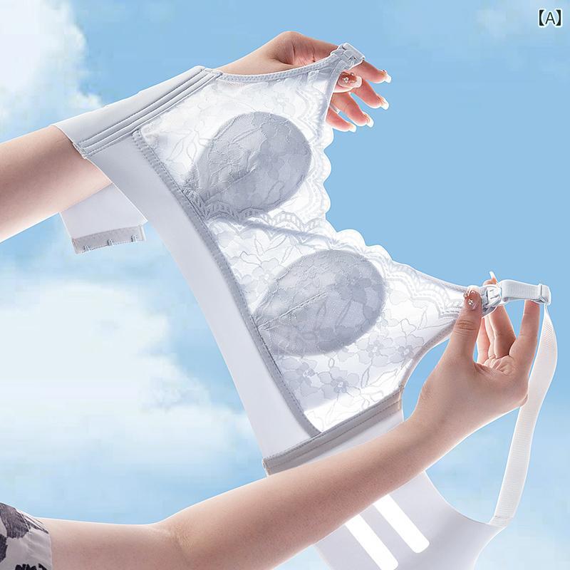 授乳ブラジャー レディース マタニティ 産後 授乳期 ホールド 寄せ上げ 谷間メイク ノンワイヤー 上開..