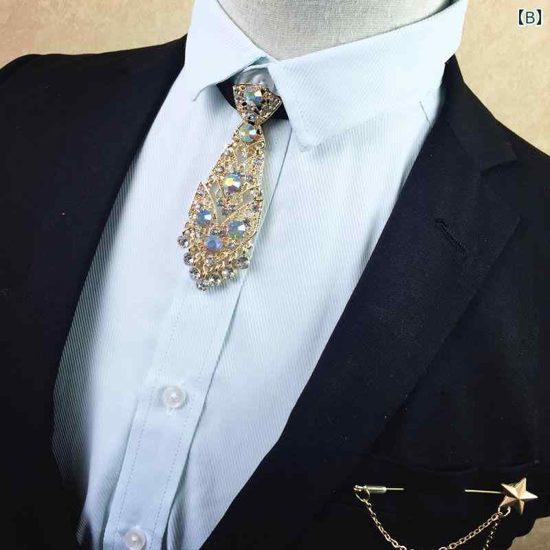 ブローチ メンズ 男性用 ジルコニア メタル タイ 韓国 ファッションアクセサリー 結婚式 新郎 礼服 フォーマル パーティー ボウタイ 蝶ネクタイ ラペルピン 赤 青 白