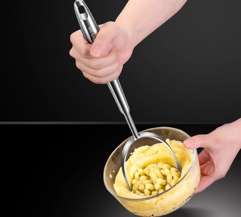 調理器具 ベビー ポテトマッシャー じゃがいも潰し器 離乳食作り 手動 304ステンレス鋼 家庭用 ポテト..
