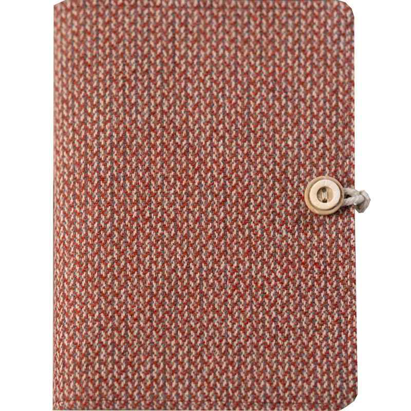 ブックカバー おしゃれ ギフト 手帳 ノート レトロ フェルト ツイード 布 A5 ルーズリーフ 糸綴じ 日記..