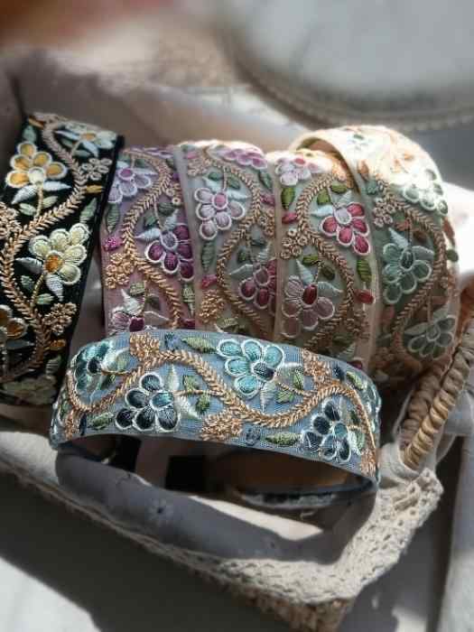 楽天市場】インド 刺繍（カチューシャ｜ヘアアクセサリー
