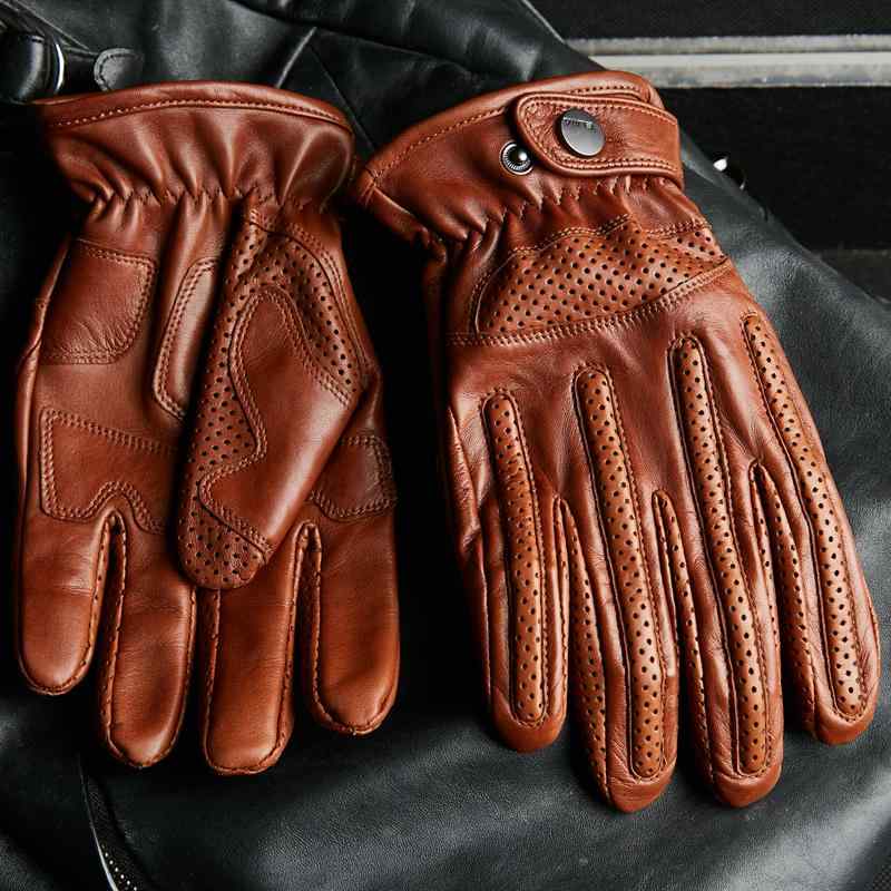 手袋 メンズ レトロ バイク オートバイ 運転 羊革 シープスキン 本革 タッチパネル対応 薄手 裏起毛 防..