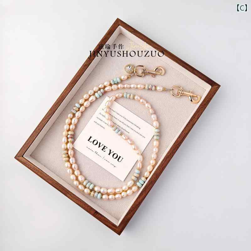 スマホストラップ レディース 女性用 淡水パール パール ハンドメイド ピンク 寿山石 斜めがけ ロング ネックストラップ ショルダーストラップ チェーン 落下防止 おしゃれ プレゼント