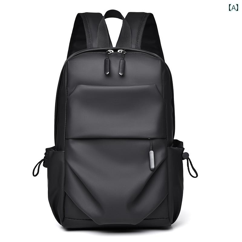 フロントップ楽天市場店のリュックサック メンズ レディース ミニ 小型 軽量 撥水 スクールバッグ 学生 スポーツ 旅行 トラベル 普段使い 通勤 オックスフォード 縦型 スクエア 黒 10インチPC収納｜アングル2