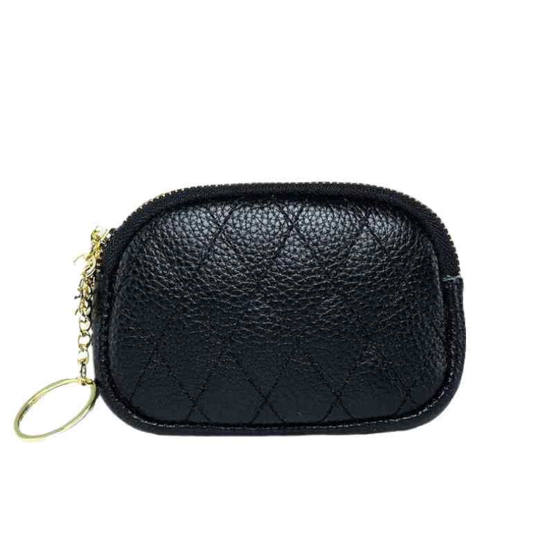 財布 レディース ウォレット ショート丈 コンパクト ミニ ファスナー 小銭入れ コインケース キーケース 合成皮革 フェイクレザー カジュアル シンプル 多機能 薄型 スタイリッシュ 普段使い ブラック ピンク ブルー