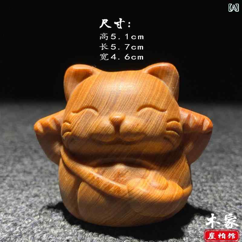 楽天市場】招き猫 木彫りの通販