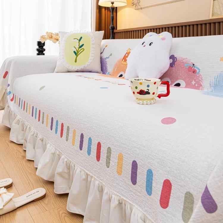 ソファーカバー かけるだけ 3人掛け ポップ オールシーズン 洗える おしゃれ インテリア 模様替え 猫ひ..