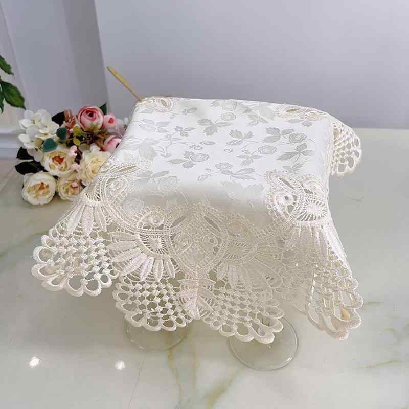 カバー 炊飯器 プリンター スムージーメーカー 茶盤用 布製 レース 防塵 ホコリよけ 汎用 マルチクロス..