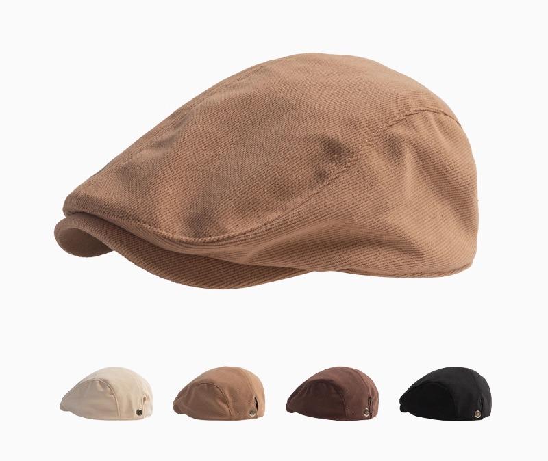 帽子 キッズ 男の子 女の子 秋冬 コーデュロイ キャスケット ベレー帽 レトロ ヴィンテージ風風 韓国 ..