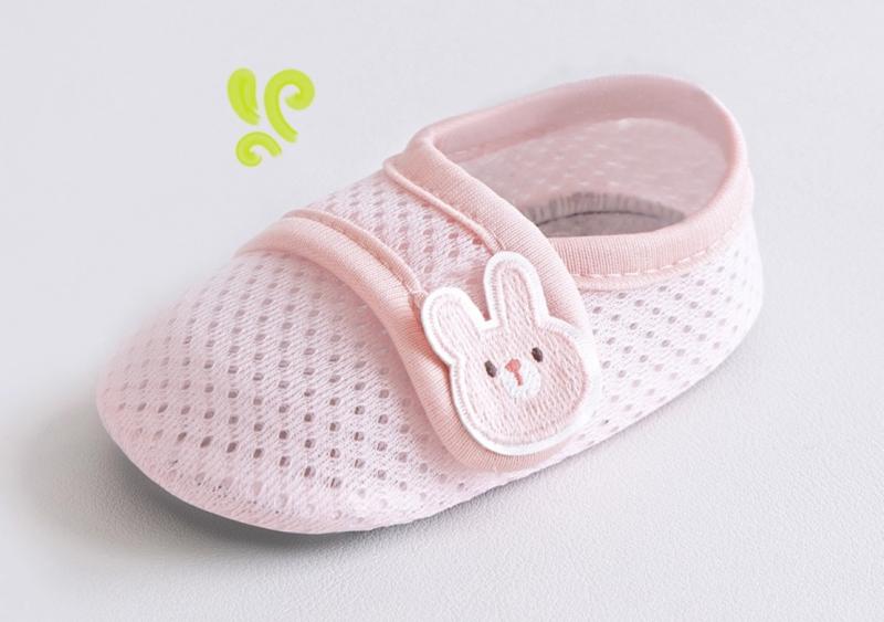 靴下 ベビー キッズ 男の子 女の子 春夏 薄手 滑り止め 面ファスナー 柔らかソフト底 学歩 室内 メッシ..