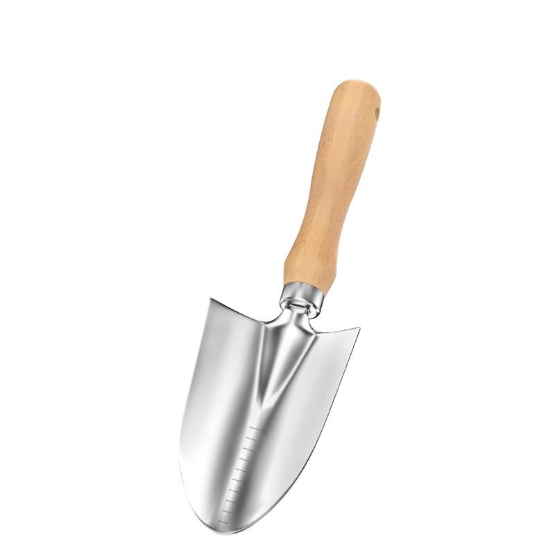 ガーデニングツール 園芸用品 スコップ シャベル 熊手 レーキ クワ 除草器 家庭菜園 花壇 多肉植物 盆栽 潮干狩り 土掘り 土起こし 砂浜 作業用 ステンレス製 カーボンスチール製 厚手 木製ハンドル ツールセット