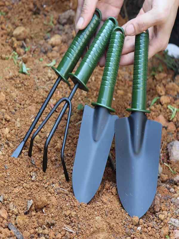 園芸用品 ガーデニングツールセット 鉄製スコップ シャベル 熊手 鍬 土起こし 土掘り 植え付け 植栽 花壇 家庭菜園 多肉植物 盆栽 アウトドア 潮干狩り