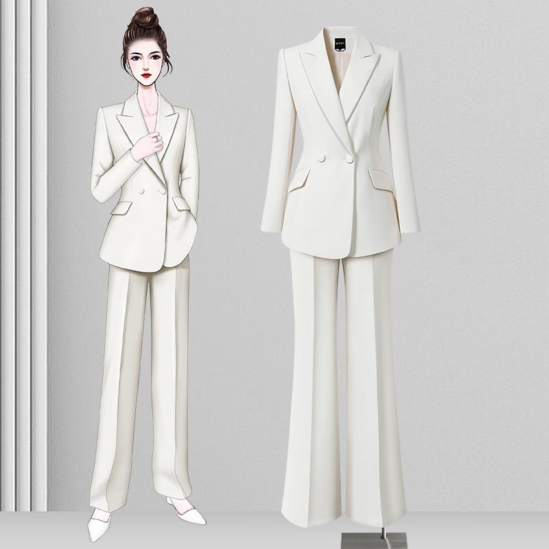 スーツ レディース 春夏 テーラードジャケット セットアップ 長袖 1つボタン スリム ウエストマーク 上品 エレガント ビジネス フォーマル オフィス 通勤 OL 仕事着 入学式 卒業式 面接 ポリエステル シワになりにくい 黒 ベージュ ピンク 無地