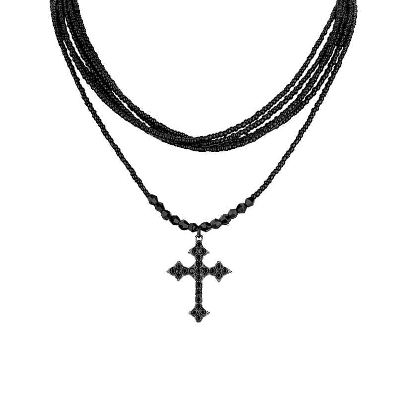 ・スタイル: 甜酷風・商品タイプ: アクセサリー・周長: 21cm～50cm・チェーンスタイル: 鎖骨チェーン・チェーン素材: 合金、シルバーメッキ、ゴールドメッキ・柄: 十字架、王冠、ローマ数字・対象性別: ユニセックス・延長チェーン: ...