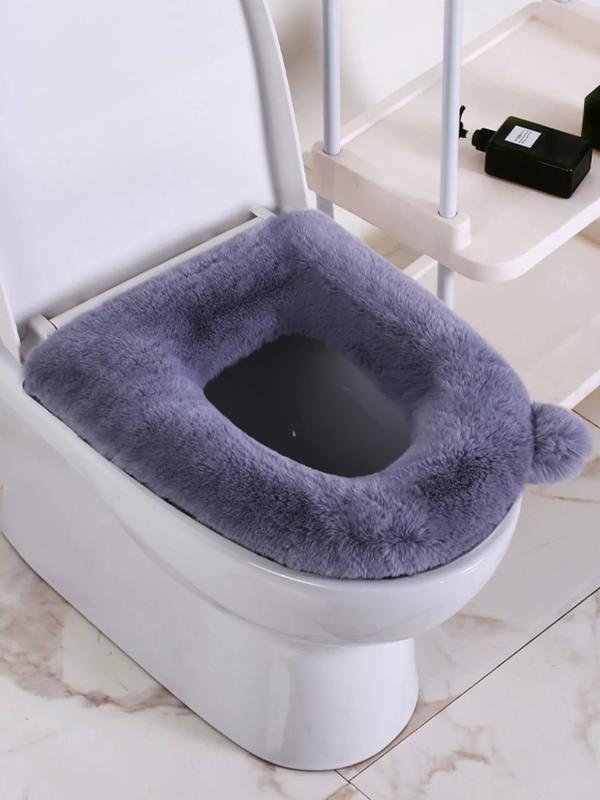 便座カバー 便座シート 秋冬 保温 暖かい 極厚 フリース素材 マイクロファイバー 裏起毛 家庭用 洗える..