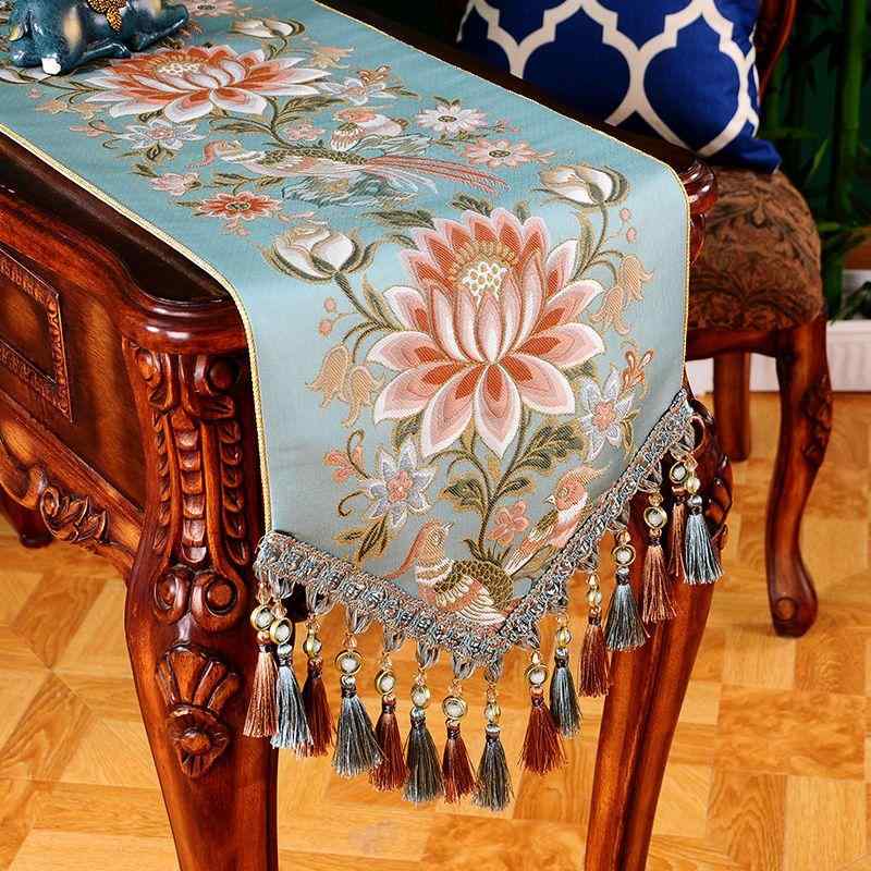 テーブルランナー アメリカン スタイル エレガント コーヒーテーブル テレビボード ダイニングテーブル..