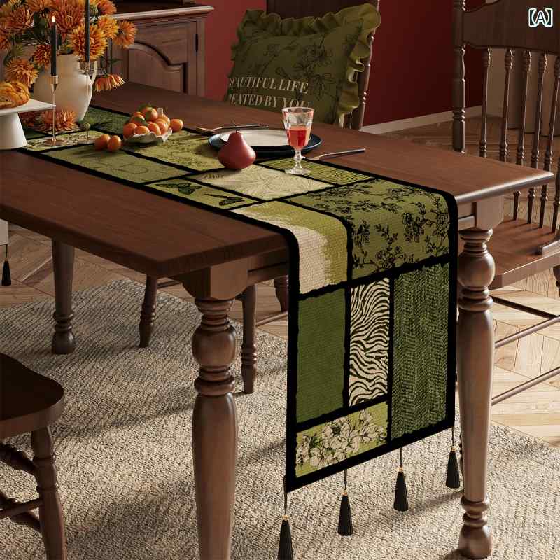 テーブルランナー フレンチアンティーク 北欧 和風 禅風 防水 はっ水 テーブルセンター テーブルマット..