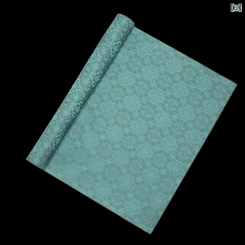 テーブルランナー 唐草模様 両面 禅風 レトロ 中国風 布製 茶席 茶室 リビング 庭園 インテリア マット