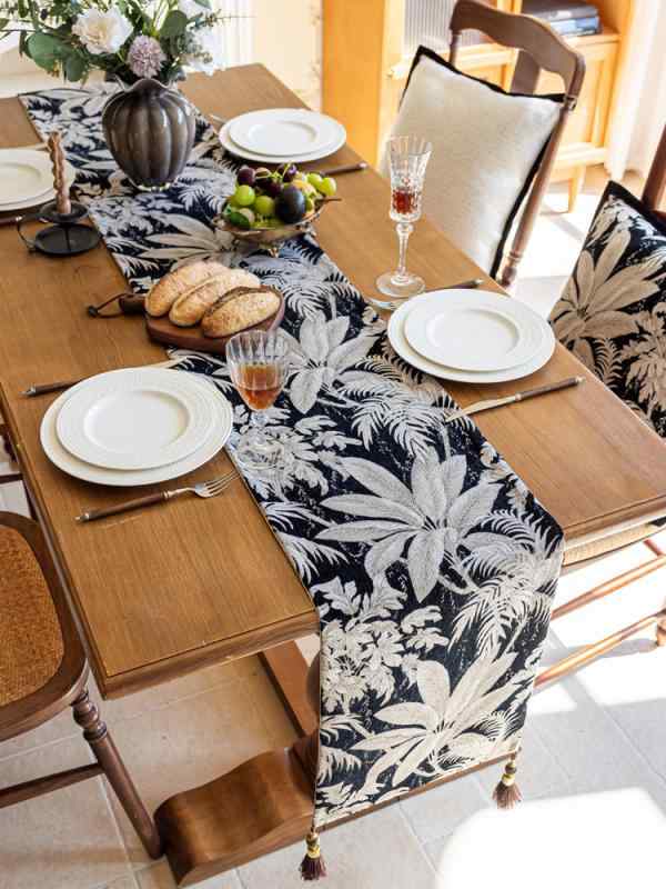 テーブルランナー ライトラグジュアリー ファブリック シンプルモダン アメリカン フレンチ 北欧 長方..