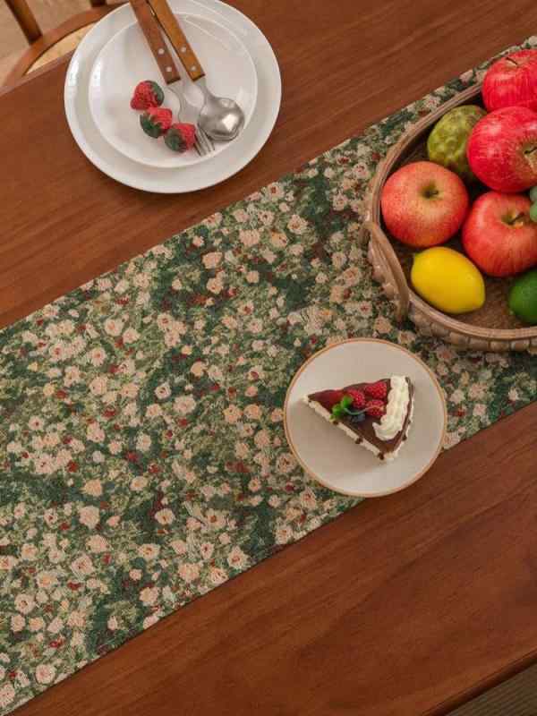 テーブルランナー フレンチ レトロ ライトラグジュアリー おしゃれ 高見え ティーテーブル ダイニング リビング コーヒーテーブル チェスト テーブルクロス 長尺布 カバー