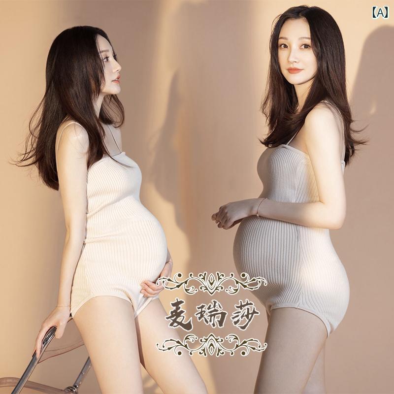 ・商品名: マタニティ撮影用ウェア（ホームウェア風）・サイズ: フリーサイズ・カラー展開: アプリコット、ブラック、カーキ、ホワイト、グラスグリーン、イエロー、グリーン、ブルー、ピンク