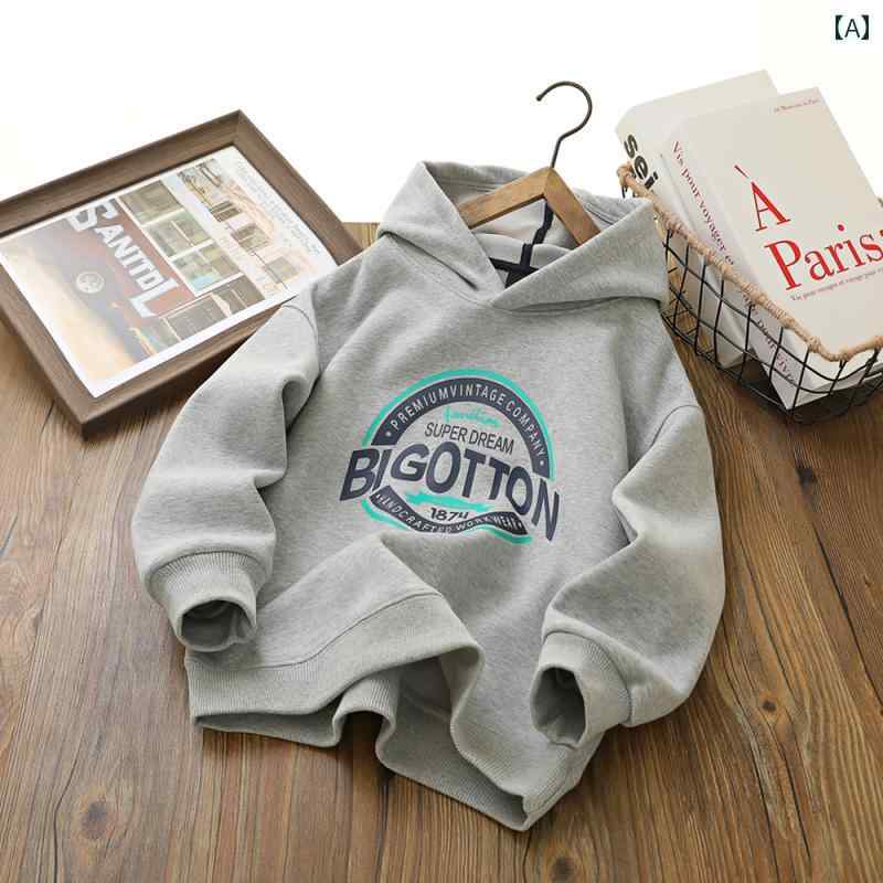 パーカー 男の子 女の子 裏起毛 フード付き スウェット トレーナー プルオーバー 秋冬 保温 暖かい カ..