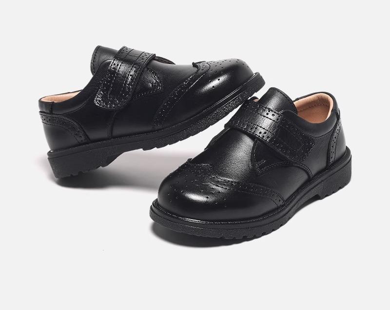 シューズ 男の子 子供用 本革 牛革 レザー イギリス風 ブリティッシュスタイル カジュアル フォーマル ..