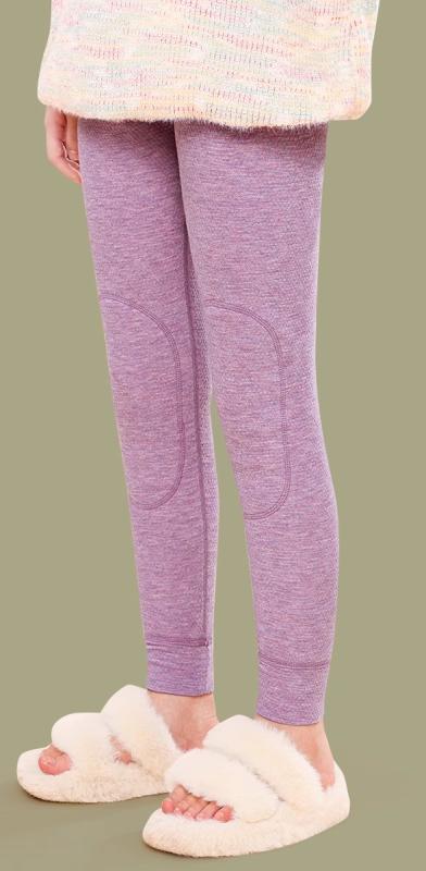 レギンス 女の子 子供 小学生 中学生 ジュニア 裏起毛 フリース ウール混 厚手 綿 保温 防寒 あったか スクール 普段使い インナー スパッツ タイツ 秋冬