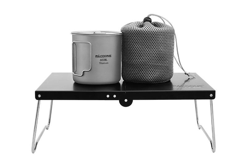 テーブル アウトドア キャンプ 折りたたみ 超軽量 ポータブル ミニ アルミ合金 収納 サイドテーブル オブシディアンブラック スペースグレー シャイニーシルバー