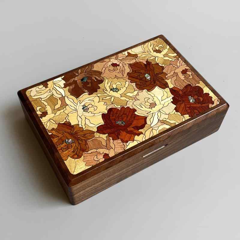 楽天市場】寄木細工 箱（ジュエリー・アクセサリー）の通販
