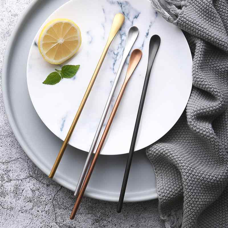 スプーン マドラー 304ステンレス製 コーヒー用 ロングスプーン 長柄 カップ用 攪拌棒 上品 韓国 シル..