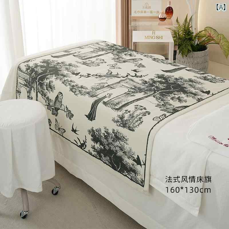 ベッドスロー おしゃれ ランナー ホテル サロン 寝室 モダン シンプル 洗練された 無地 刺繍 インテリア デコレーション フリンジ ブランケット フクロウ オレンジ ピンク アイボリー