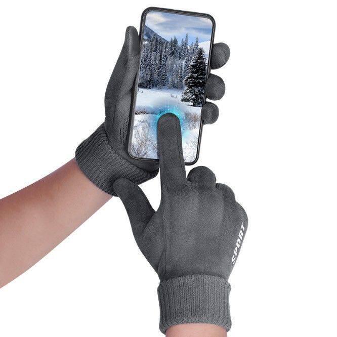 ["・サイズ: フリーサイズ","・カテゴリ: 男女兼用","・カラー展開: ブラック、グレー、ネイビー、ピンク、カーキ、パープル","・スタイル: 5本指手袋"]