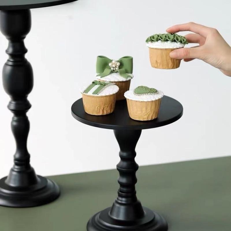 ケーキスタンド アイアン製 ヨーロピアン スタイル ハイスタンド 結婚式 ウェディング デザート アフタ..