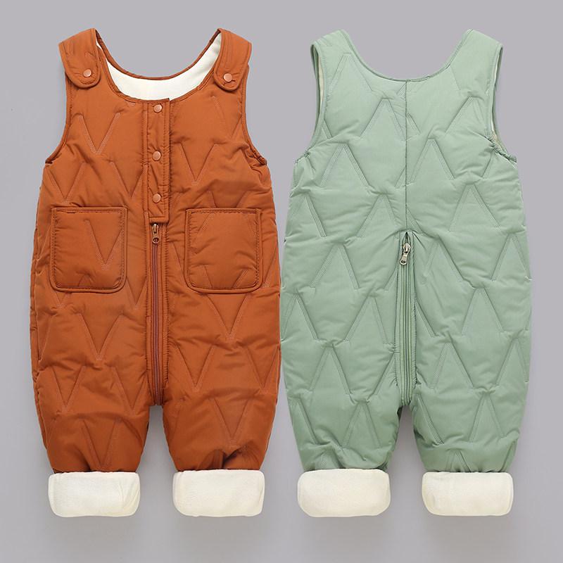 ・スタイル: カジュアル・ウエスト: ハイウエスト・パンツ丈: ロング・主な素材: ポリエステル・フロント: ボタン/ジッパー・シーズン: 冬・対象年齢: 6ヶ月、9ヶ月、18ヶ月、2歳、3歳、4歳、5歳、6歳・規格: C類・股部分開閉: ...