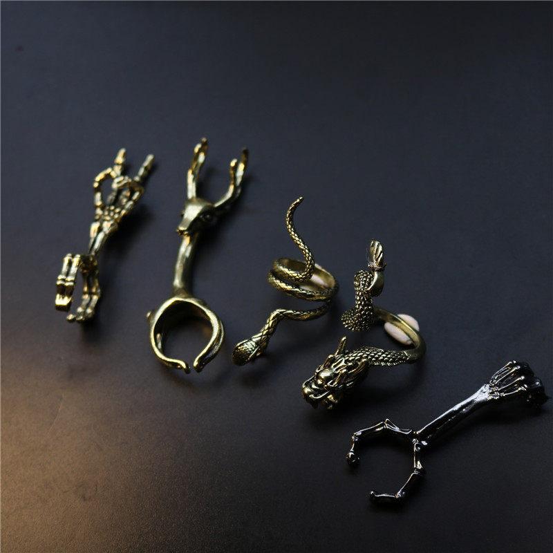 指輪 メンズ レディース 喫煙リング ゲーム用 タバコクリップ 調節可能 フリーサイズ 開口 おしゃれ プ..