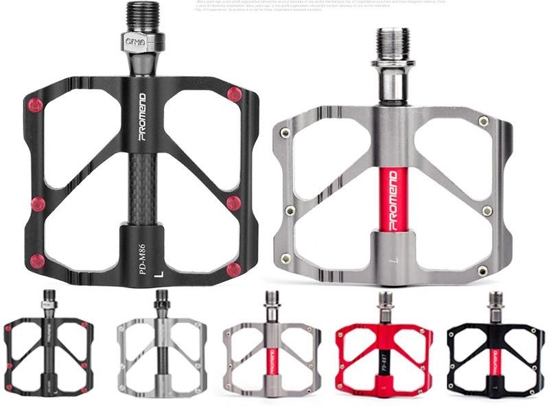 自転車 ペダル マウンテンバイク ロードバイク クロスバイク サイクリングパーツ 超軽量 チタン合金 ア..