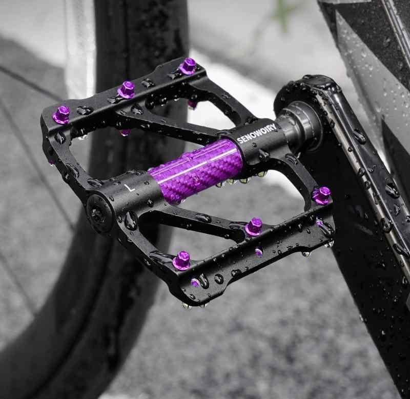 自転車 ペダル フットペダル アルミ合金 マウンテンバイク ロードバイク クロスバイク トリプルベアリ..