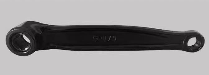Other - クランクアーム 自転車 部品 マウンテンバイク 左 フットペダル接続 チェーンリング クランクセット 工具 修理 サイクリング アクセサリー 黒