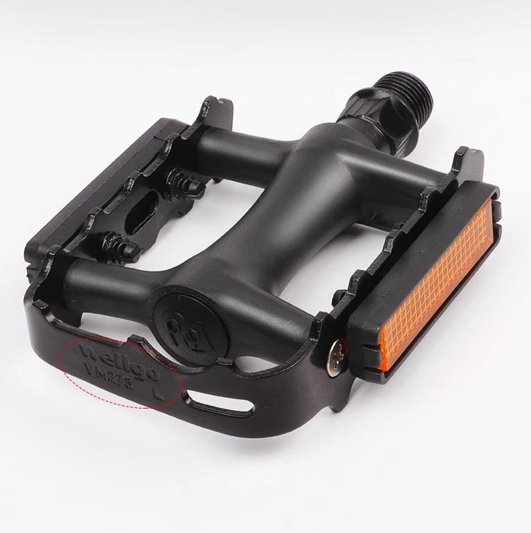 Other - 自転車 ペダル リフレクター マウンテンバイク ロードバイク クロスバイク MTB アルミ合金製 軽量 耐久性 滑り止め フラットペダル ブラック