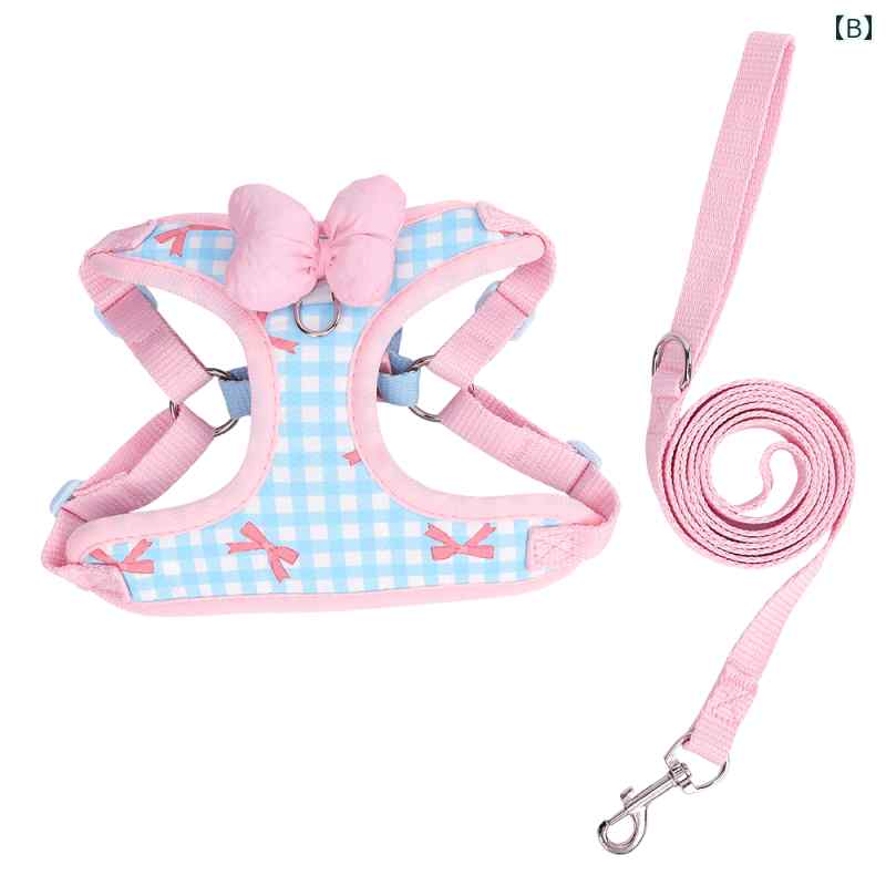 犬 ハーネス リード かわいい ペット 散歩 レジャー 中型 小型 抜け出し防止 通気...